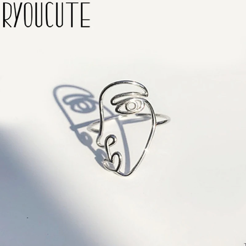 Богемные этнические серебряные кольца-маски для женщин Свадебные винтажные