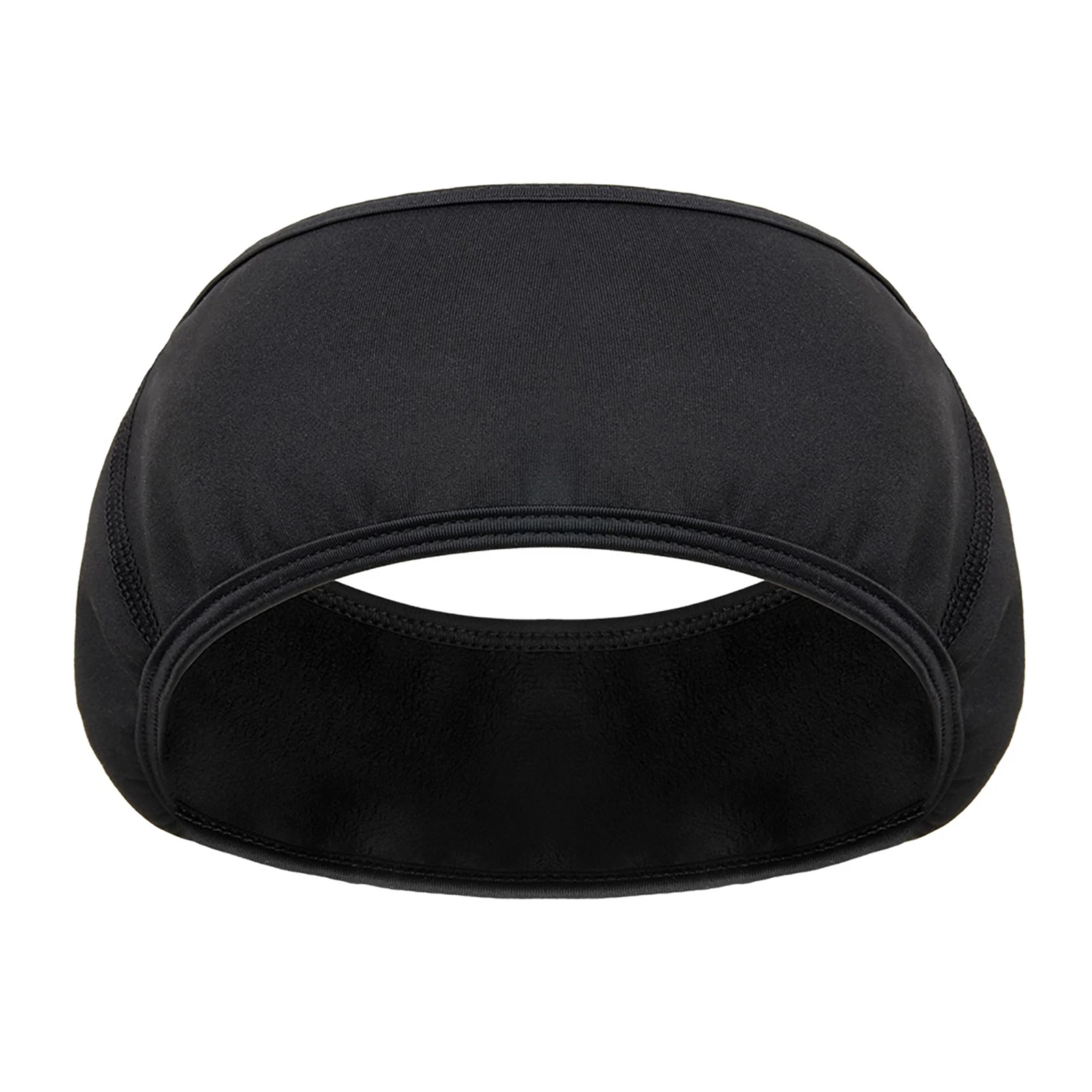 Новинка мужская и женская однотонная мягкая зимняя повязка на голову теплая для