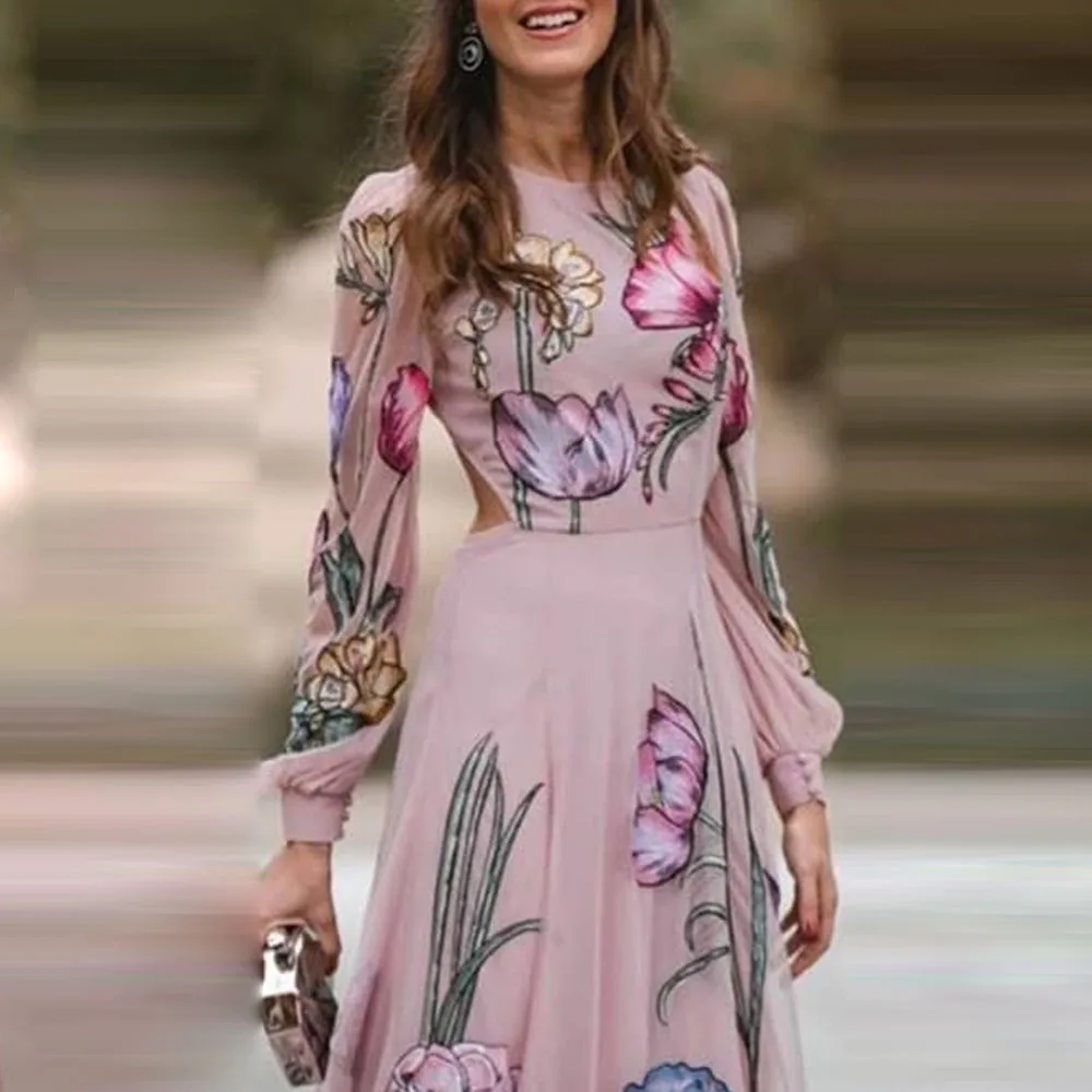 Винтажное длинное платье макси с открытой спиной женское летнее пляжное