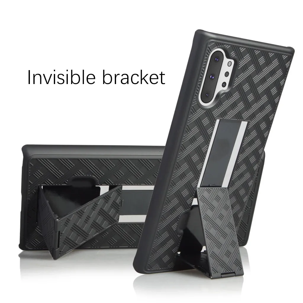 CARPRIE Black Slim PC Hard Shell Case Belt Clip Holster for For Samsung Galaxy Note 10 Plus+ | Мобильные телефоны и