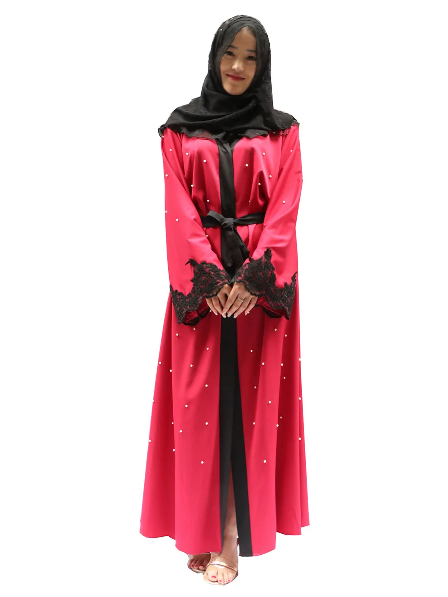 New Supply Free Shipping Arab Muslim cardigan robes Turkish style fashion maxi dress Islam Women Clothing | Тематическая одежда и