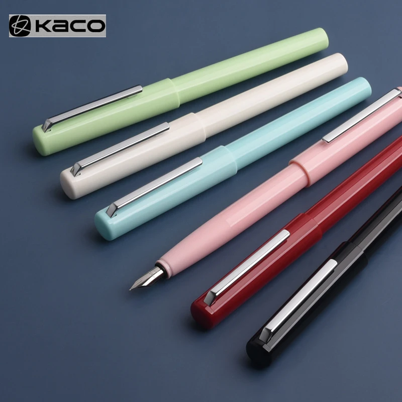 

Перьевая ручка Youpin Kaco с наконечником EF/F, с капюшоном, для бизнеса и офиса, принадлежности для письма в школе