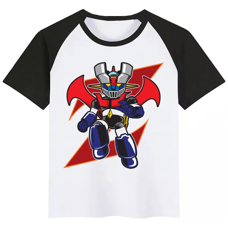 Футболка с круглым вырезом для мальчиков и девочек японская комиксная рубашка