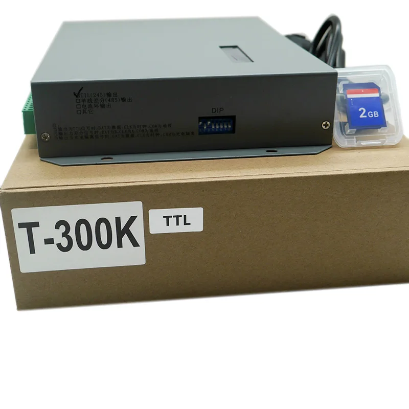 Светодиодный пиксельный контроллер ws2811 ws2801 ws2812b карта SD T500K онлайн полноцветный