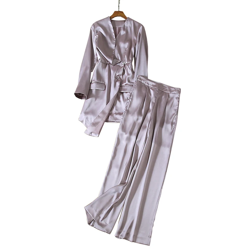 Женские комплекты одежды из двух предметов брюки на пуговицах необычный Блейзер