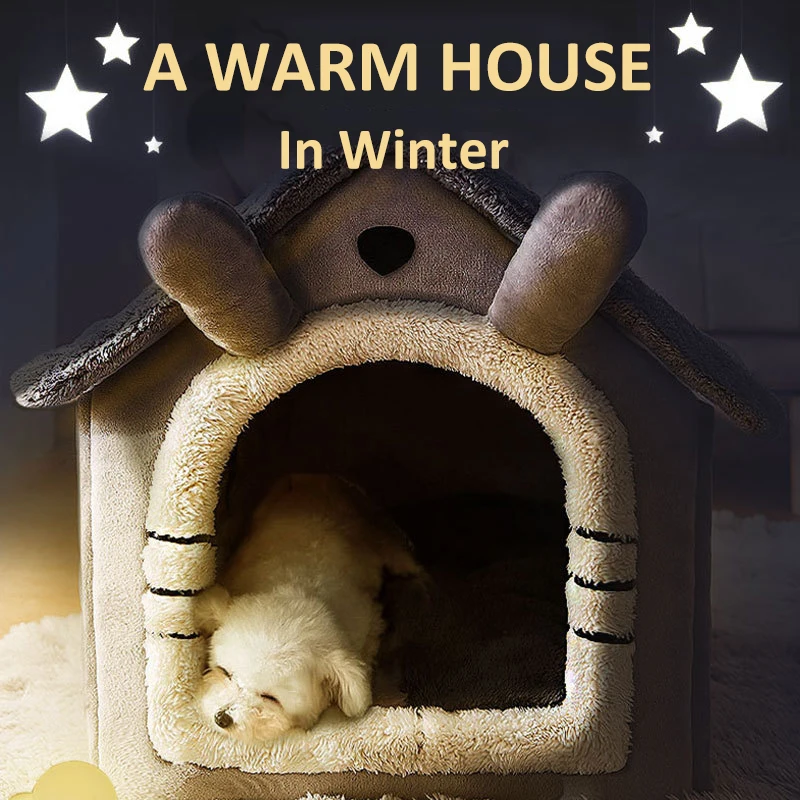 С рисунком собачки и котика уютным зимним костюмам в доме роскошная кровать для