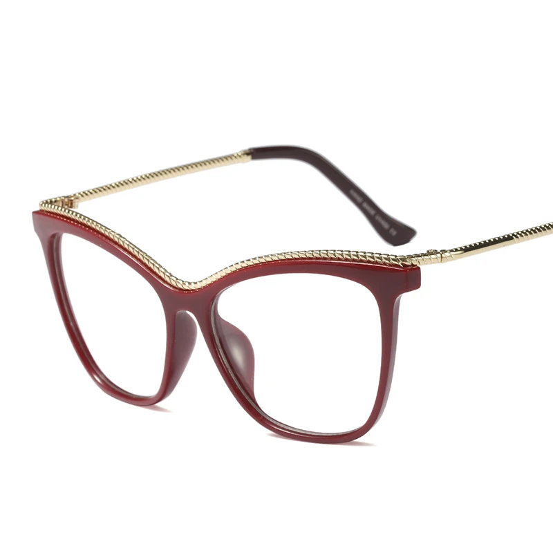 Модные оправы для очков женские негабаритные очки по рецепту оптическая Оправа
