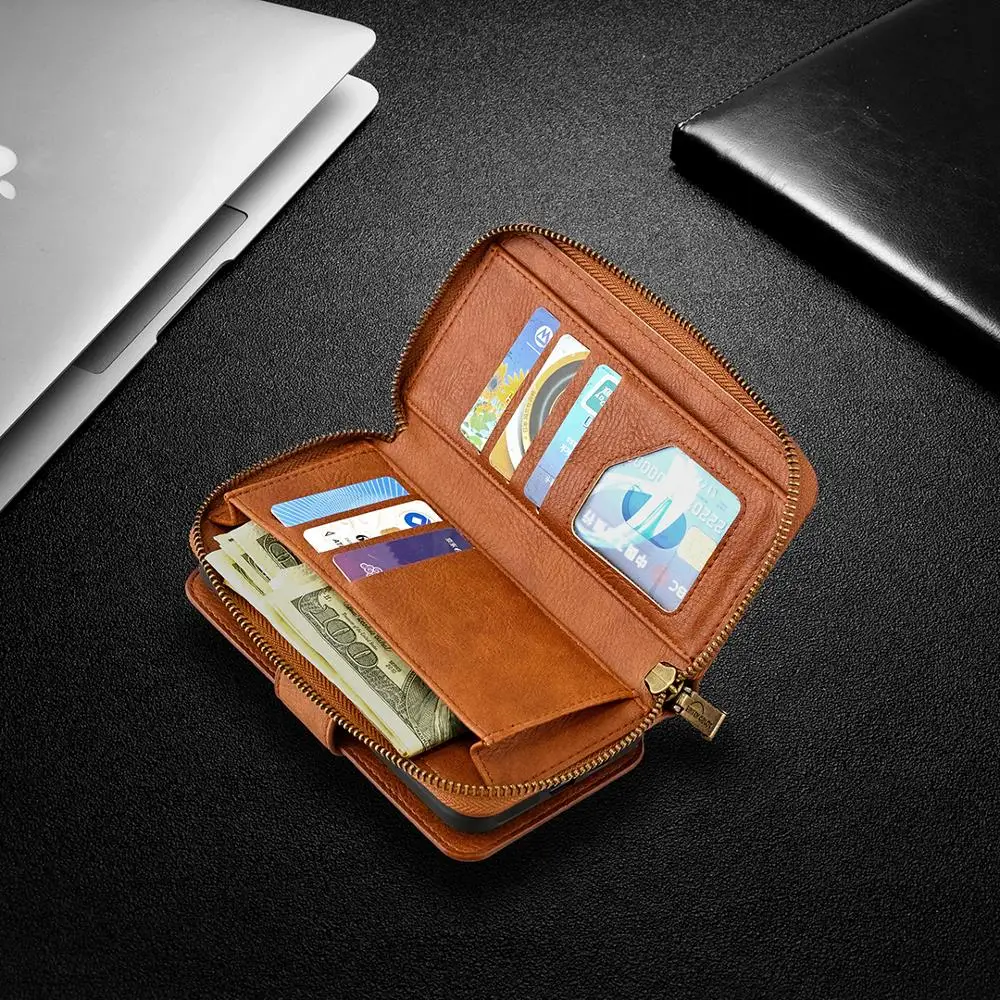 

HYYGEDeal Phone cases Zipper Wallet PU Leather cover for Huawei P40 Lite E Y7P P40 P40 Pro P40 Lite P30 Lite Nova 4E