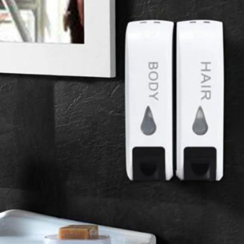 Тройной дозатор для мыла настенный жидкого шампуня лосьон мытья ванной