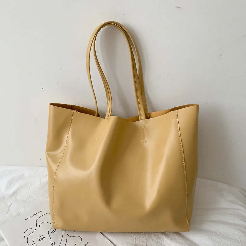 

Large-capacity Bag Female 2021 New Tide Online Celebrity Joker Ins Shoulder Portable Bag Shopping Bag Tote Bag