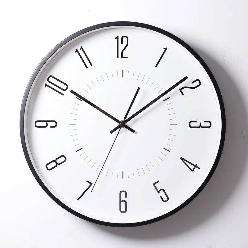Nordic Silent Digital Wall Clock Modern Design White Simple Kitchen Living Room Minimalist Reloj De Pared Watch | Дом и сад