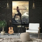 1 шт. Lara Croft Tomb Raider плакат HD Настенная картина холст картина для домашнего декора настенная живопись