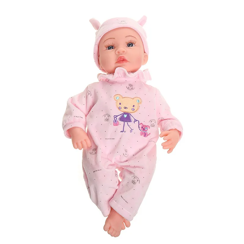 Игрушечная кукла-Имитация виниловая кукла для девочек Успокаивающая сна