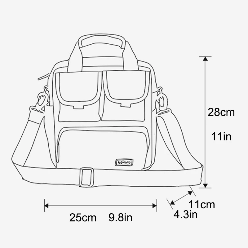 

New Fashion Large Capacity Mummy Bag Baby Diaper Organizer Waterproof Oxford Cloth Newborn Stroller Nursing Nappy Wet Pouch