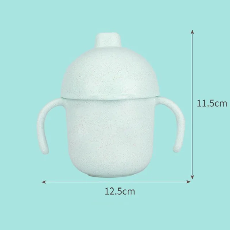 

BPA Free Baby Cups 240 ML Food Grade PP Leakproof Handle Bottle Learn Drinking Cup Drinkware Children Milk Water Cup