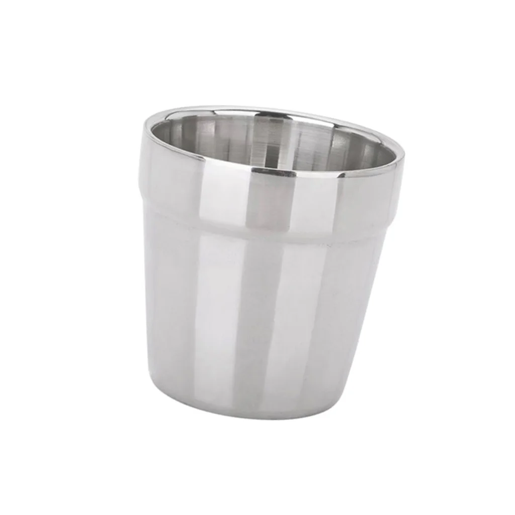Изоляционная двухслойная кофейная кружка Pint чашка для напитков Office180ML | Дом и сад