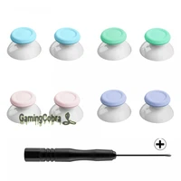 extremerate dual color 3d joysticks for ps4 slim pro controller cherry%c2%a0blossoms mint green heaven blue light violet