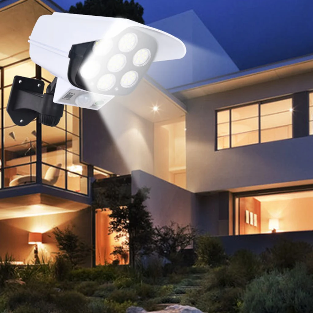 Солнечный светильник движения Сенсор муляж системы безопасности Камера