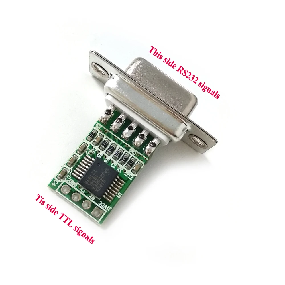 SP3220 ttl rs232 Преобразователь DB9 в TTL 3 В адаптер stc isp Flash Module|rs232 converter|converter |