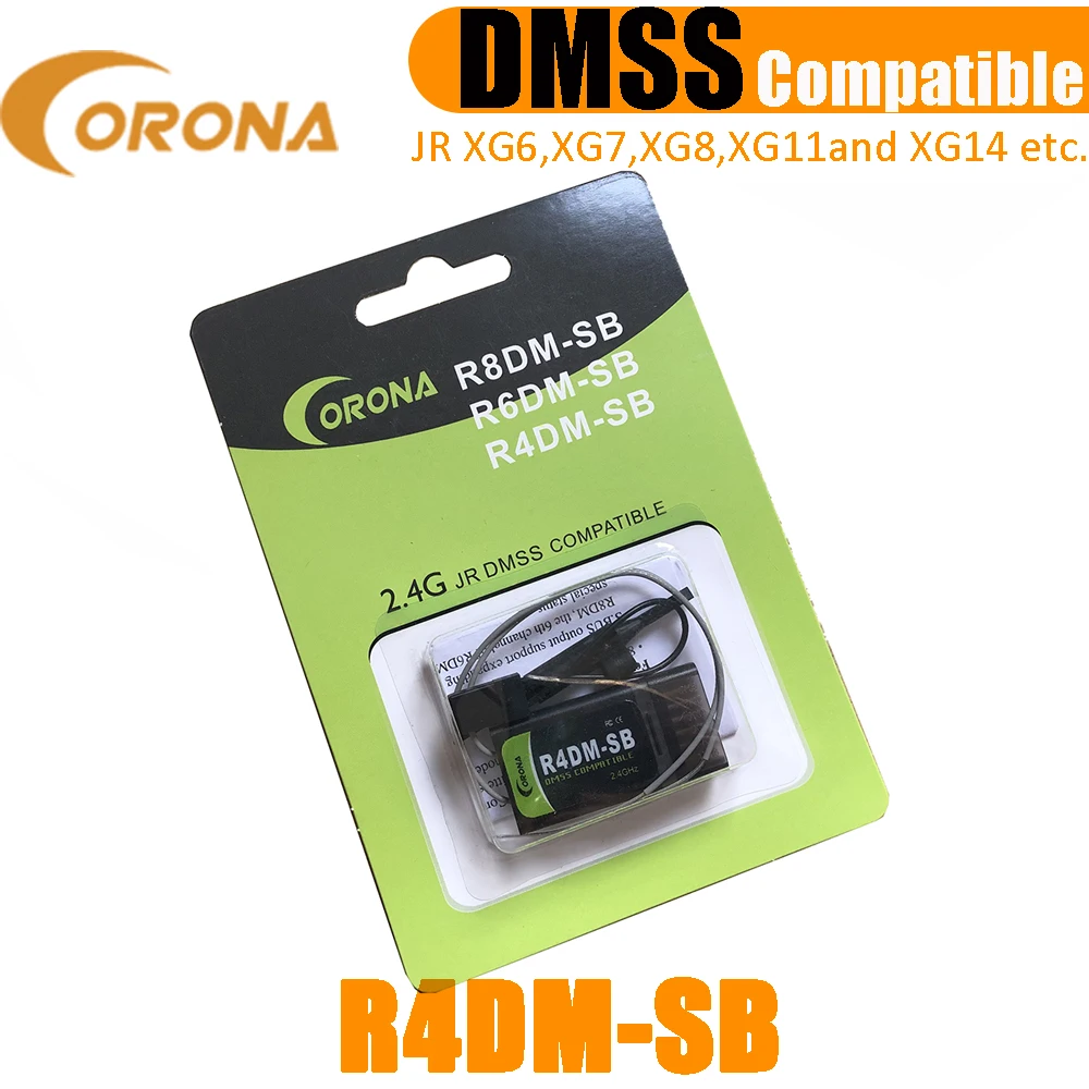 Corona R4DM SB 2 4G JR DMSS совместимый приемник с Sbus для XG6 XG7 XG8 XG11 XG14 передатчик|Детали и