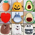 Чехол для беспроводной Bluetooth-гарнитуры, прозрачный мягкий силиконовый чехол для наушников Apple Airpods 1 2, аксессуары для Airpod, защитный чехол