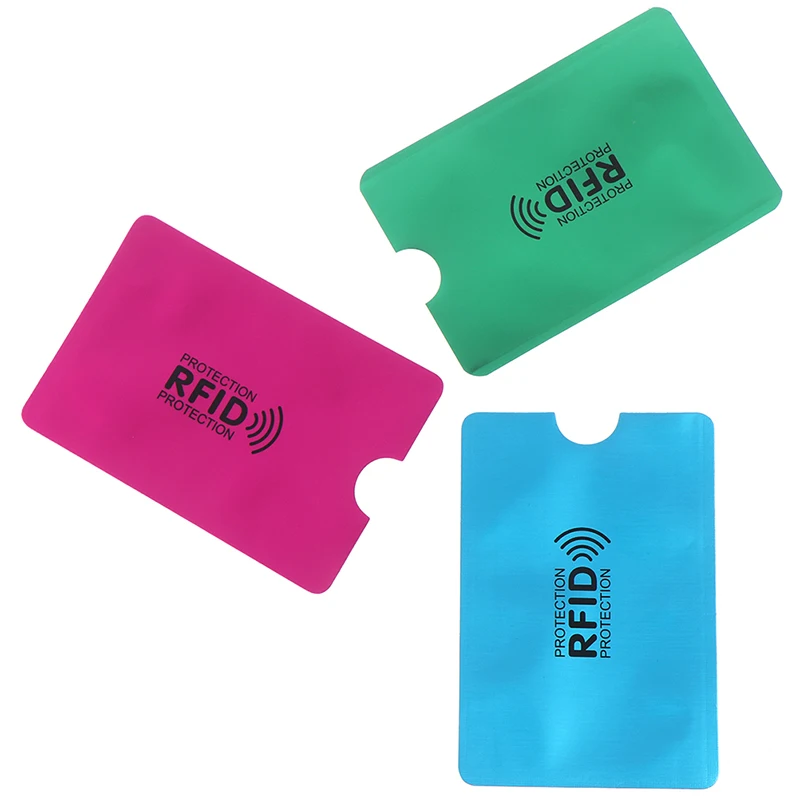 

10PCS Skin Case Covers Protection Bank Card Case Protection Anti Theft For RFID Credit Card Protector Blocking Cardholder Sleeve