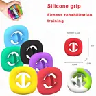 Портативный Эспандер для рук, силиконовое устройство для реабилитации и обучения