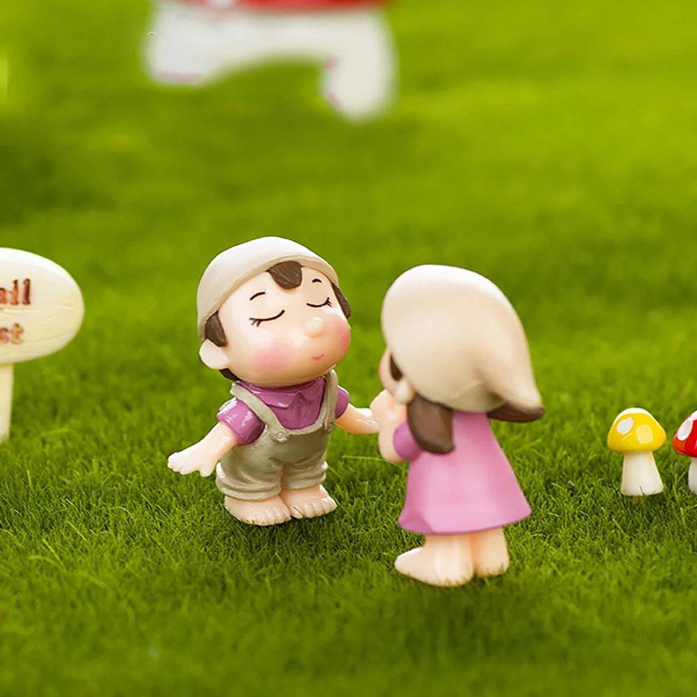 Комплект из 2 предметов для мальчиков и девочек Миниатюрный орнамент пары Декор