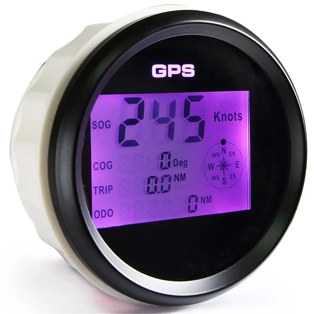 1 шт. цифровые одометры 0 миль/ч спидометры с узлами GPS 85 мм черные измерители