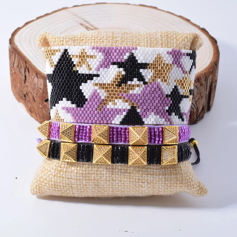 Браслеты Rttooas для женщин браслет со звездами 2020 женский в стиле бохо Миюки