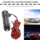 12V24V Автомобильный стильный светильник для сигарет, штепсельная вилка с переключателем, светильник, красный шнур питания, 1M автомобильный шнур питания, пояс, многофункциональный провод