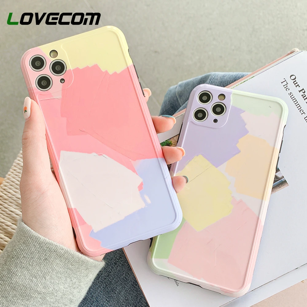 Защитный чехол для телефона с абстрактным геометрическим рисунком iPhone 12 Mini 11 Pro Max