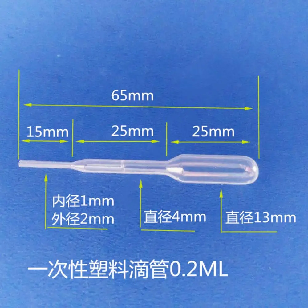 Пластиковые одноразовые переносные пипетки 100 шт./лот 2 мл набор с пипетками
