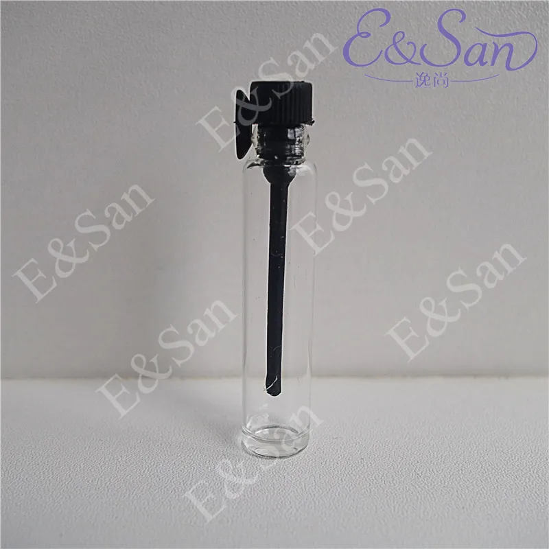 

Hot 1ML perfume sub-sample trial sample glass tube with a test stick incense stick incense smell bottle LG101-1ML 1000pcs/lot