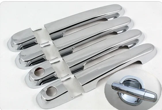 Новая хромированная накладка на боковую дверную ручку автомобиля Накладка для