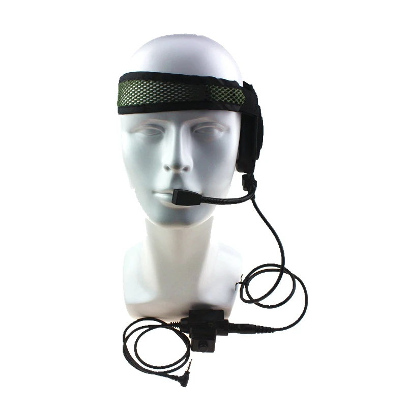 Tactical Bowman Elite II Radio Headset U94 PTT For Walkie Talkie Yaesu Vertex VX-3R VX-110 FT-10R Retevis RT40 RB615 RB15 Radio