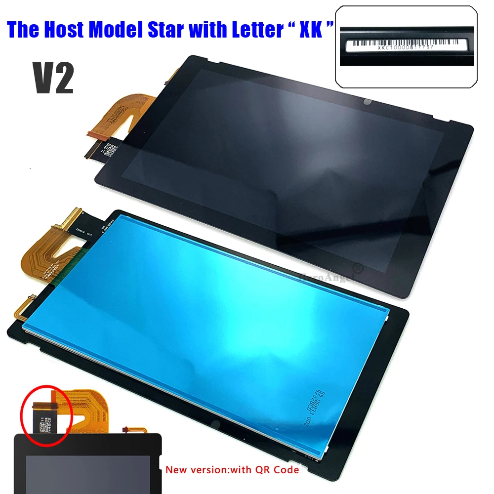 

ЖК-дисплей с сенсорным экраном в сборе для Nintendo Switch V1 V2