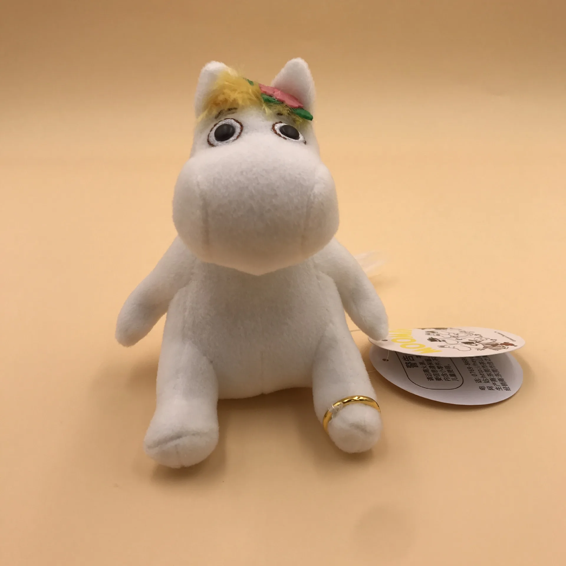 song Nina Подлинная авторизация Высокое качество 10 см сидя Moomin песня Nina брелок с мягкой игрушкой милый мультфильм день рождения Рождественский подарок - Цвет: song Nina