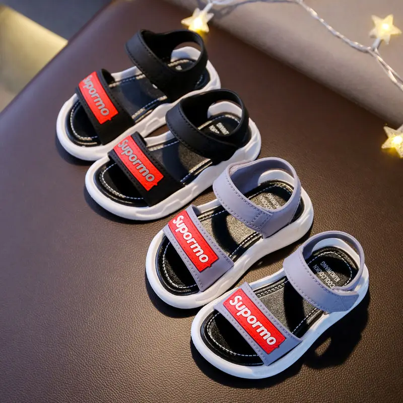 

Summer Baby Sandals Solid Color Baby Boy Sandals Rubber Sole Anti-slip Boys Girls Sandals Toddler Baby Shoes Beach