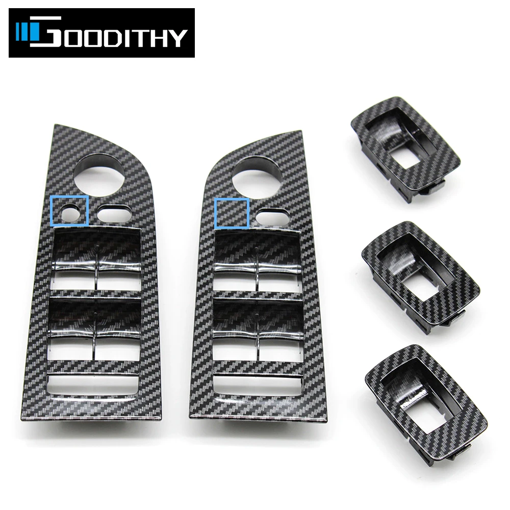 

LHD RHD Carbon Fiber Car Interior Accessories Window Lifter Control Switch panel For BMW 3 Series E90 E91 316 318 320 325 328i