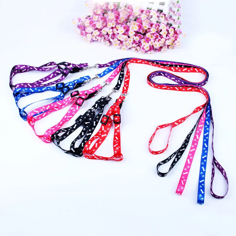 Поводок для маленьких собак и кошек Регулируемый жилет ошейник щенков прогулок