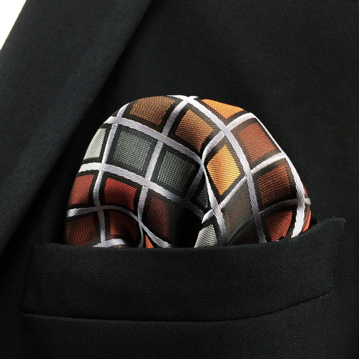 В цветной горошек малиновый Бизнес разноцветный нагрудный Платок для мужчин