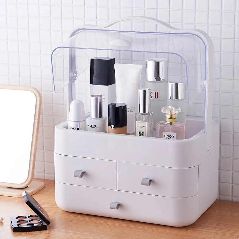 

Cosmetic skin care and cash register receive frame detection powder portable traveller bedroom net red cosmetic box receive