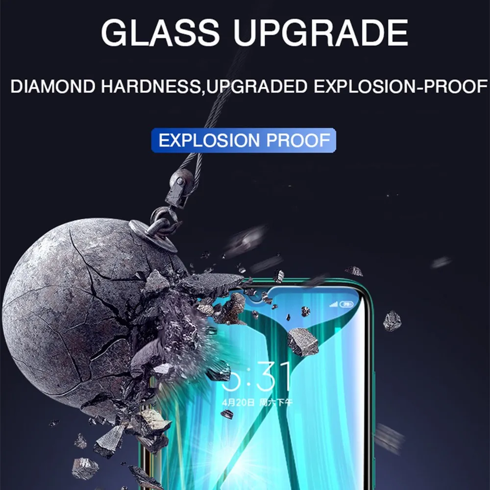 

Tempered Glass For Xiaomi Redmi note 10 Pro Screen Protector Note 6 7 8 9 9S Film Case 6A 7A 8A 9A 9C 10X 5G K20 K30 K40 K30S