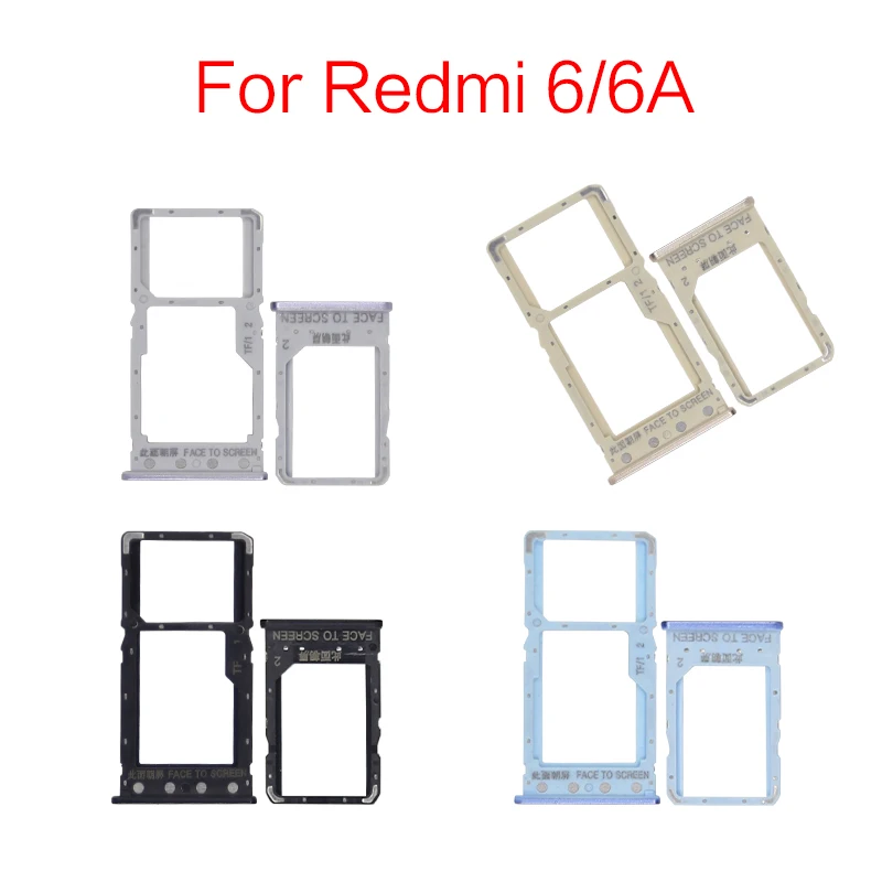 1 шт. лоток для sim-карты адаптер держателя слота аксессуары Redmi 6 6A запасные части |