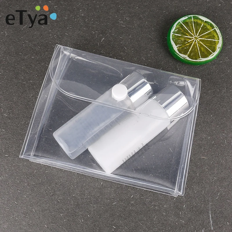 Прозрачная Маленькая женская косметичка Дорожный Чехол для косметики