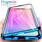 Aifone 13 Pro Max чехол 360  полный корпус двухсторонний закаленное стекло Matel Magentic флип Coque для Iphone 13 13pro Iphone13 Pro Mini