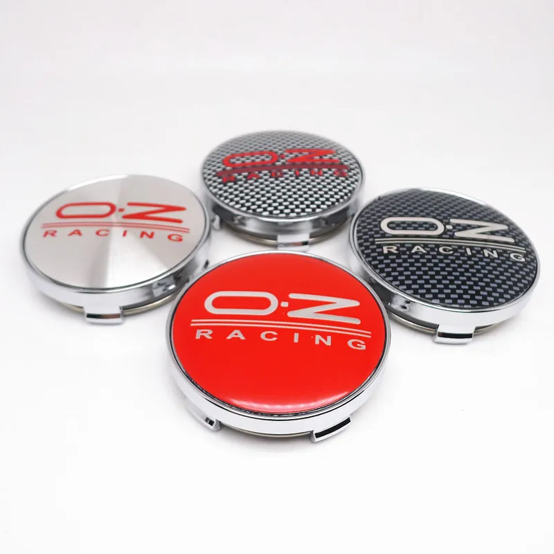 4pcs 60mm 56mm OZ Racing Wheel Center Hub Caps Emblem Badge Logo Rims Cover Cap  Car Styling Accessories