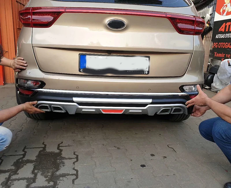 2 шт./компл. Комплект кузова переднего и заднего бампера автомобиля для KIA Sportage 2019