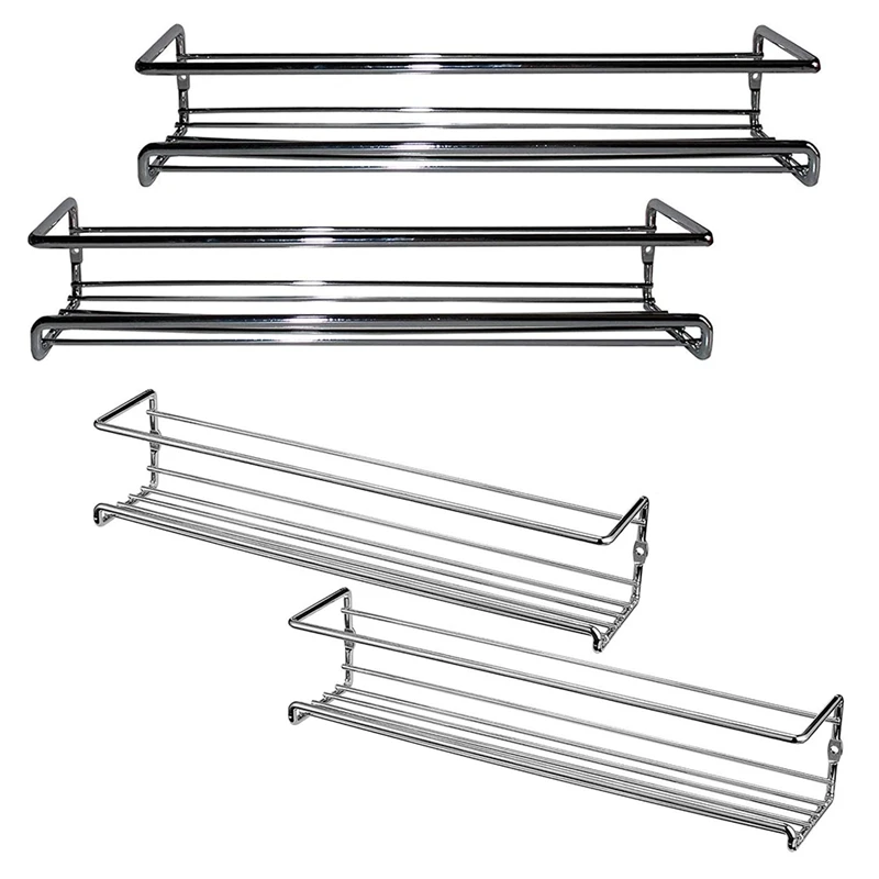 

Spice Racks Organiser Hanging Stainless Steel Spice Racks Wall Mounted - Kitchen&Pantry Shelf For Spices And Condiments